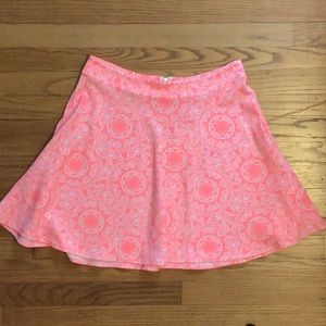 Francesca’s Neon Print Skirt
